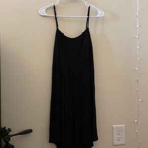 black sundress open back, size medium